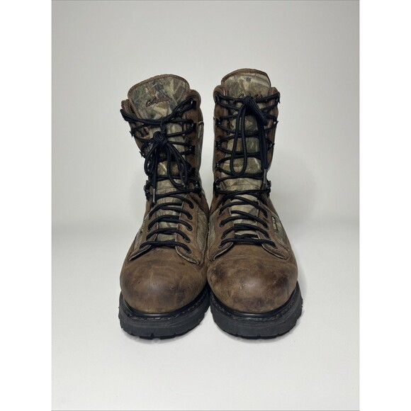 Cabela’s 11D Hunting Boots Camo Leather Gore-Tex Thinsulate Waterproof 81-3744 - Picture 2 of 10